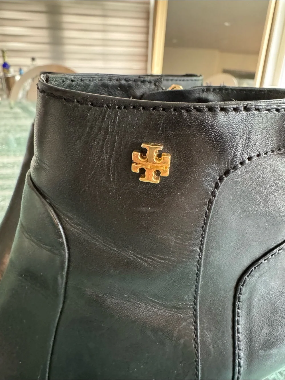 Tory Burch women's Black Ankle‎ Booties with Side Zip 10 M